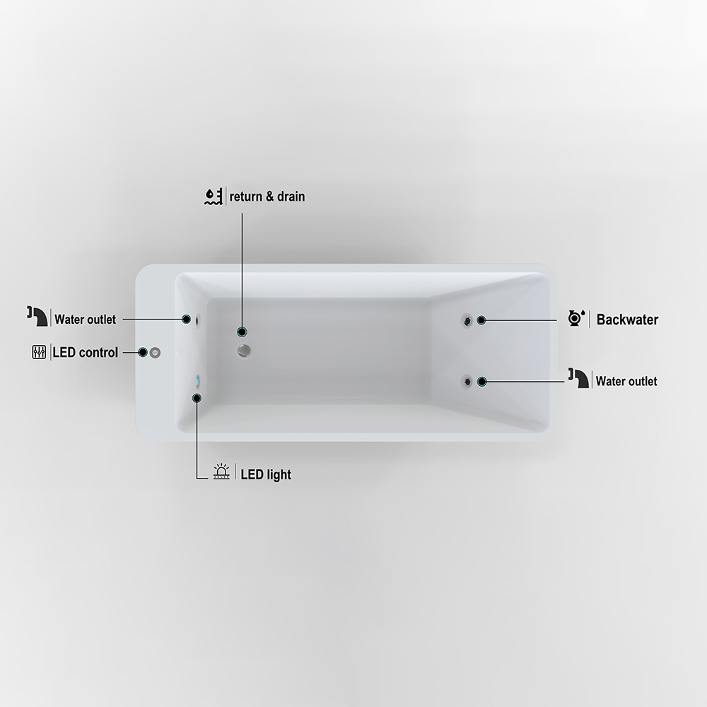 Ceramic cold plunge technical features diagram